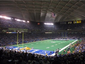 The Pontiac Silverdome is pictured in Pontiac, Michigan.