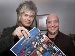 Jeff Burrows, left, artistic director and Rob Petroni, president and business manager for the LiUNA! Bluesfest Windsor 2019 are shown at a press conference on Wednesday, January 30, 2019, at the St. Clair Centre for the Arts. The lineup of performers were announced at the event.