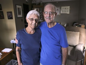 June and Cleveland MaGee are shown in their Windsor apartment on Jan. 8, 2019. June has vascular dementia and has very limited short-term memory, but she continues to live life to the fullest.