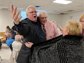 Essex Mayor Larry Snively, shown in this October 2018 election night file photo, and his town council are looking for two youth councillors to volunteer their young opinions on civic matters.