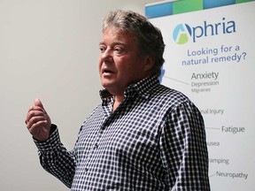 Vic Neufeld, CEO of Aphria Inc., in Leamington in February 2016.