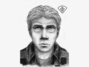 A composite sketch of a suspect in an assault incident on Julien Avenue in Leamington on Dec. 3, 2018.