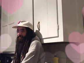 Zach Poitras is shown in this undated handout photo from Facebook. An aspiring Montreal comedian has been told he cannot take part in shows at a university bar because his dreadlocks are a form of cultural appropriation. The Coop les Recoltes, a bar and solidarity co-operative at the Universite du Quebec a Montreal, confirmed on Facebook its decision to exclude Zach Poitras, who is white, because of his hairstyle. Poitras, denied a spot at the Snowflake Comedy Club and another evening of "engaged humour," declined comment on the situation.
