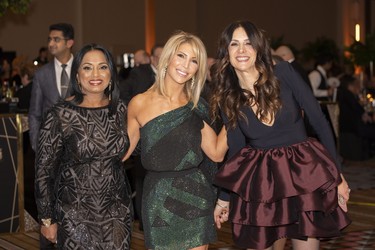 Amber Hunter (left), Doris Lapico and Stephanie Zekelman.