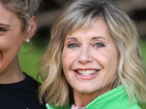Olivia Newton-John looks on during the annual Wellness Walk and Research Runon September 16, 2018 in Melbourne, Australia. (Scott Barbour/Getty Images)