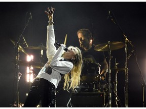 Singer Miley Cyrus performs during "I Am The Highway: A Tribute to Chris Cornell" at The Forum, Wednesday, Jan. 16, 2019, in Inglewood, Calif.