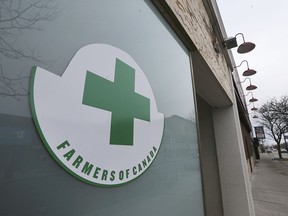 The exterior of an illegal marijuana store in the 1200 block of Ottawa St. in Windsor, ON. is shown on Monday, January 7, 2019. A handful of customers were disappointed when they were not able to purchase marijuana at the Farmers of Canada store.