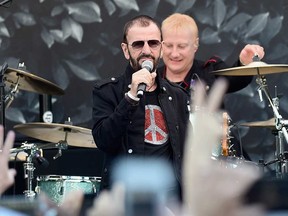 Ringo Starr performing with his All Starr Band in West Hollywood, California, in September 2014.