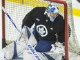 Toronto Maple Leafs goalie Frederik Andersen during practice at the MasterCard Centre in Toronto on Wednesday Jan. 9, 2019. (Ernest Doroszuk/Toronto Sun/Postmedia)