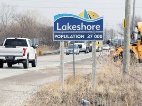 File photo of the sign entering Lakeshore. The Lakeshore Academy of Fine Arts has won gold at a competition in Michigan.