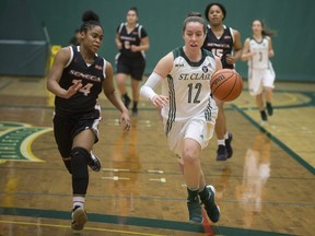 St. Clair's Jana Kucera, scored 20 points and was named to the tournament all-star team as the Saints took the silver medal at the OCAA women's basketball championship in Kingston.
