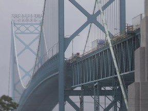 The Ambassador Bridge is pictured Thursday, Sept. 13, 2018.