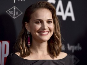 Natalie Portman arrives at the LA Dance Project Annual Gala and Unveiling of New Company Space on Saturday, Oct. 7, 2017, in Los Angeles.