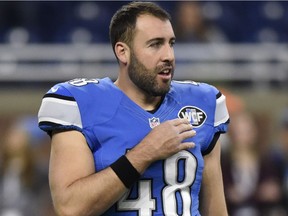 Detroit Lions long snapper Don Muhlbach (48) will return to the team for a 16th season in 2019.