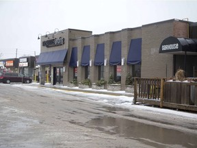 This plaza at the northwest corner of Wonderland Road and Oxford Street may be home to a cannabis store in London. (Derek Ruttan/The London Free Press)