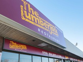 The exterior of The Lumberjack restaurant at 475 Tecumseh Rd. East is shown in this 2015 file photo.