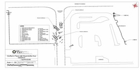 A diagram of the March 21, 2018, downtown Windsor incident when Matthew Mahoney attacked police officers with a knife, resulting in him being fatally shot.