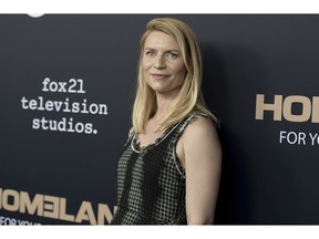 FILE - In this June 5, 2018, file photo, Claire Danes attends the "Homeland" FYC Event at the Writers Guild Theater in Beverly Hills, Calif. "Homeland" fans will have to wait longer than expected for the start of the last season. Showtime said that the drama's planned return in June has been pushed back to fall. The complexity of production is the reason for the season-eight delay, Showtime entertainment president Gary Levine said Wednesday, Jan. 30, 2019.