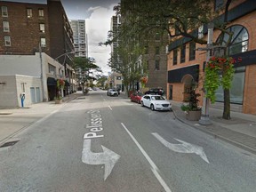 The 200 block of Pelissier Street in downtown Windsor is shown in this September 2017 Google Maps image.