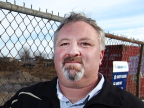 Rob Piroli, owner of Piroli Group Developments, is pictured at the development site of Seacliff Heights phase 1, a 105 unit apartment building, Wednesday, March 18, 2015.