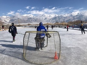 Windsor native Paul Dupuis is involved instructing people in the remote villages of India's Himalayas Mountains how to play hockey on their high-altitude frozen lakes.