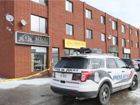 Windsor Police at 1895 Westcott Road investigate following an incident on March 4, 2019.