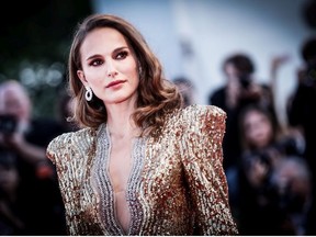 Natalie Portman walks the red carpet ahead of the 'Vox Lux' screening during the 75th Venice Film Festival at Sala Grande on September 4, 2018 in Venice, Italy.