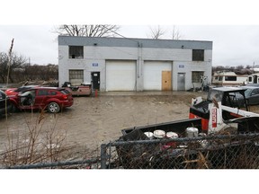 This commercial property at 6560 Tecumseh Road East was the subject of a Thursday night drug search warrant and ongoing police investigation on Friday.