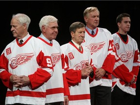 Photos of former Detroit Red Wings captain and Hockey Hall of Famer Alex  Delvecchio