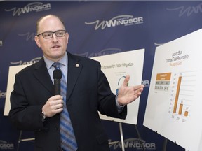 Mayor Drew Dilkens unveils the proposed 2019 budget at City Hall, Wednesday, March 6,  2019.