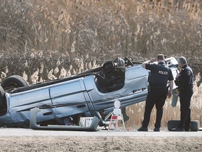 EC Row eastbound is shut down at Central as Windsor Police investigate a serious rollover accident. Accident reconstruction officers are on scene. The road is expected to be shut down for several hours.