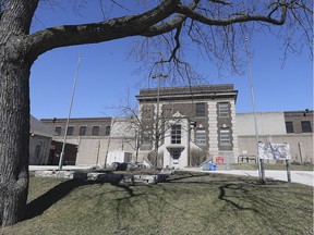 The former Windsor Jail in the city's west end is shown on Tuesday, March 26, 2019. The province has sold the building to the highest bidder, who will be announced in the coming weeks.