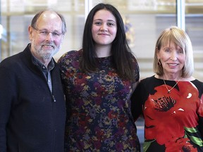 The City of Windsor announced their new poets laureate during a city council meeting on Monday, March 25, 2019. Marty Gervais who has been the inaugural poet laureate since 2011 is shown with Samantha Badaoa, centre, the new and first youth poet laureate and Mary Ann Mulhern, as the incoming poet laureate.
