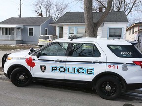 A Windsor police vehicle in the 1700 block of Tourangeau Road on March 8, 2019.