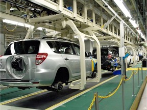 The Toyota plant in Woodstock, the only auto plant in Canada to see significant investment in 2018.