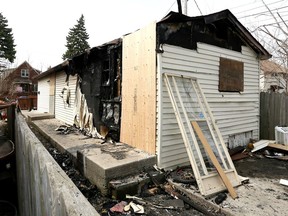 Extensive damage to a home at 732 Langlois Ave. is shown April 8, 2019, following a fire in the city. The lone occupant escaped and Windsor firefighters and Windsor police attended the scene.