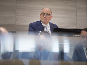 WINDSOR, ONT:. APRIL 1, 2019 - Mayor Drew Dilkens speaks at a special City Council meeting on the  2019 Operating and Capital Budget, Monday, April 1, 2019.