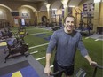 NFL tight end for the Oakland Raiders and LaSalle native, Luke Willson, trains at the new E.T.S (Elite Training Systems) facility at Kennedy Collegiate Institute, Monday, April 8, 2019.  The new facility is a partnership between the Greater Essex County District School board and E.T.S. and is located where the Kennedy pool once was.