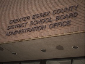 The Greater Essex County District School Board administration building in downtown Windsor is shown in this Nov. 22, 2017, file photo.