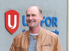 John Toth outside Unifor's hall on Somme Avenue in May 2017.