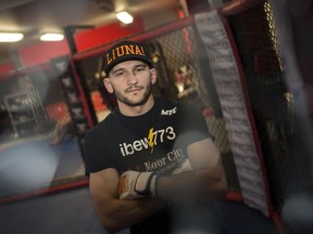 Kyle Prepolec, 29, an MMA fighter, is pictured at Maximum Training Centre, Monday, April 29, 2019.  Prepolec competed at UFC Ottawa on May 4, 2019.