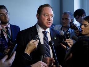 "Another broken promise." MPP Taras Natyshak (NDP—Essex), shown speaking to media at Queen's Park in this March 20, 2019, file photo, said there's been no mention yet by the Ford government to twin Highway 3, despite Doug Ford's promise to local voters on last year's election campaign trail to act swiftly to get the job done.