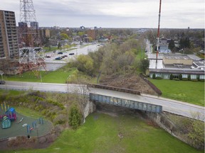 The former Shergar land on the Windsor riverfront is pictured Monday, April 29, 2019.  The land was expropriated in the 1990s. The owner of the property has fought the case in court for 21 years, but the courts have ruled against the land owners.
