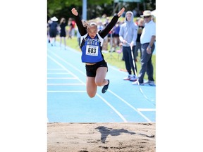 Vista Academy's Nya Fortunato  finished fourth with a leap of 9.08 metres in the junior girls' triple jump on Tuesday at the WECSSAA track and field championships.