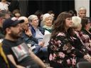 About 100 people gathered at the Alan Wildeman Centre for Creative Arts in downtown Windsor Thursday, May 23, 2019, for a community town hall discussing the widespread funding cuts announced by the Doug Ford Conservatives.