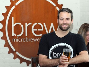 Jordan Goure of Brew Microbrewery is photographed at work Thursday, May 30, 2019.