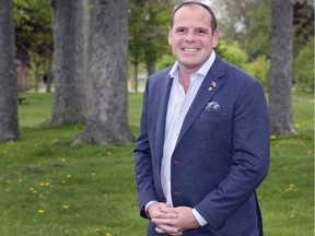 Chris Lewis, Conservative candidate for Essex in the upcoming federal election, is shown on Sunday, May 19, 2019 at Lakeside Park in Kingsville.