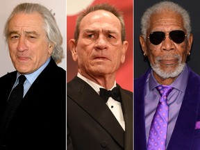 (From left) Robert De Niro, Tommy Lee Jones and Morgan Freeman.