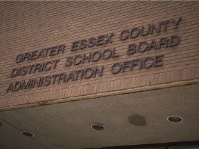 The Greater Essex County District School Board Administration Building is pictured Wednesday, Nov. 22, 2017.