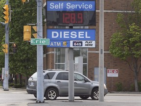 The Esso gas station at Goyeau and Erie had gas at $1.28.9 a litre on Friday, May 17, 2019.